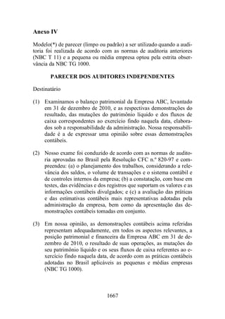 Normas Auditorias Perícia Contábil.