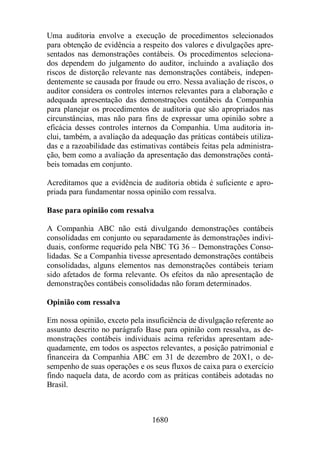 Normas Auditorias Perícia Contábil.