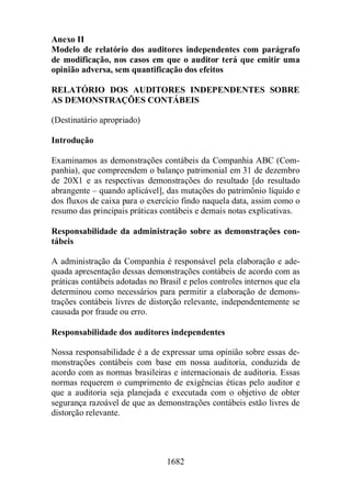 Normas Auditorias Perícia Contábil.