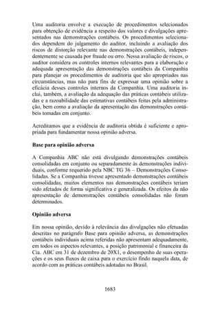 Normas Auditorias Perícia Contábil.