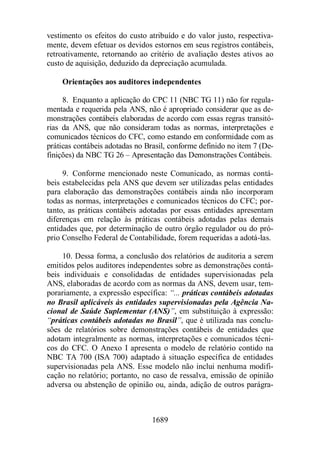 Normas Auditorias Perícia Contábil.
