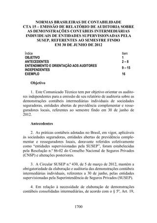 Normas Auditorias Perícia Contábil.