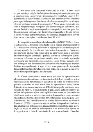 Normas Auditorias Perícia Contábil.