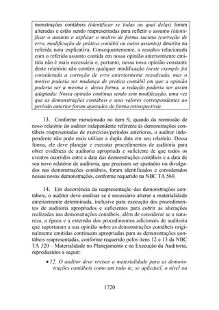 Normas Auditorias Perícia Contábil.