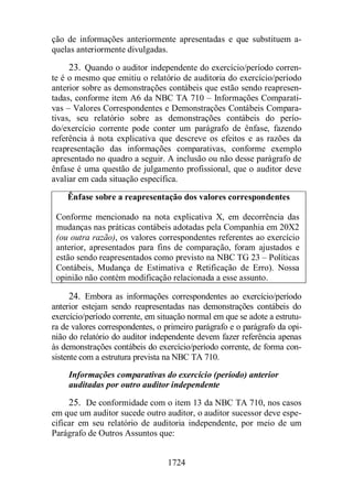 Normas Auditorias Perícia Contábil.