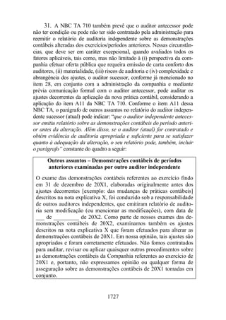 Normas Auditorias Perícia Contábil.