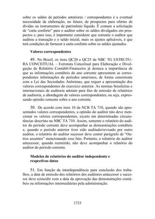Normas Auditorias Perícia Contábil.