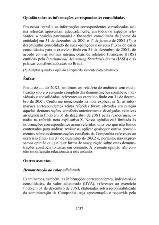 Normas Auditorias Perícia Contábil.