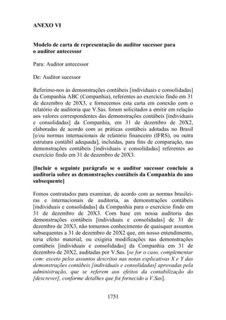 Normas Auditorias Perícia Contábil.