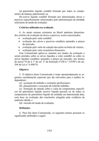 Normas Auditorias Perícia Contábil.