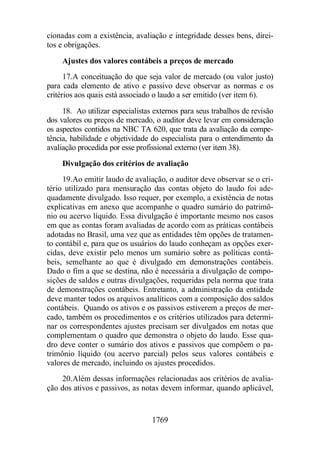 Normas Auditorias Perícia Contábil.