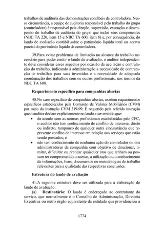 Normas Auditorias Perícia Contábil.