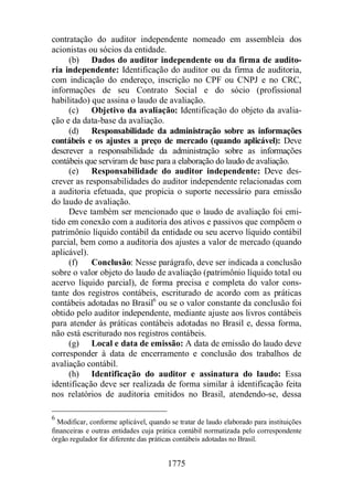 Normas Auditorias Perícia Contábil.