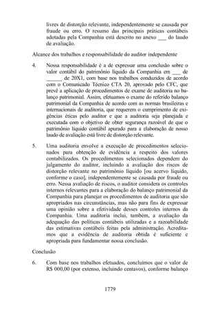 Normas Auditorias Perícia Contábil.