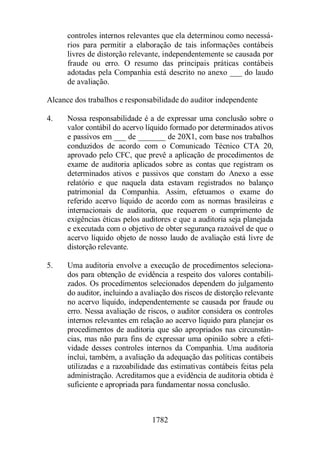 Normas Auditorias Perícia Contábil.