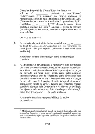 Normas Auditorias Perícia Contábil.