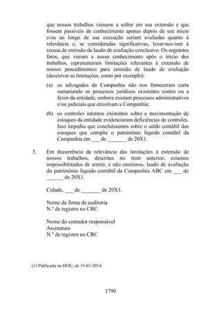 Normas Auditorias Perícia Contábil.