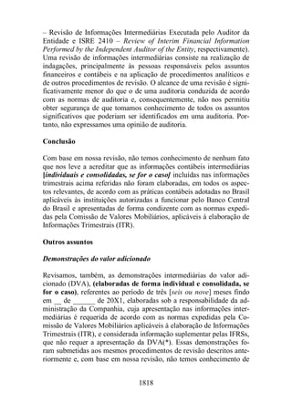 Normas Auditorias Perícia Contábil.