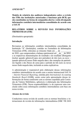 Normas Auditorias Perícia Contábil.