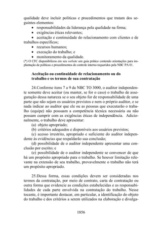 Normas Auditorias Perícia Contábil.