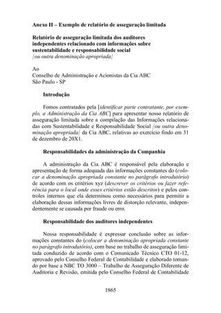 Normas Auditorias Perícia Contábil.