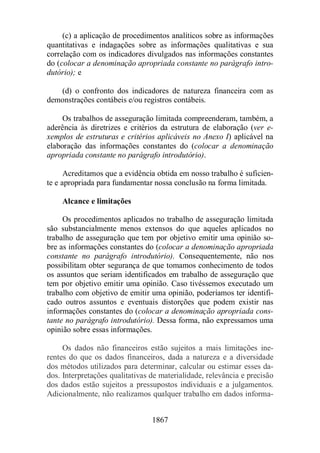 Normas Auditorias Perícia Contábil.