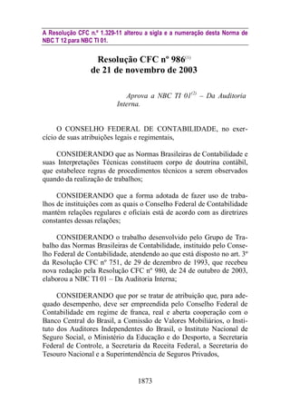 Normas Auditorias Perícia Contábil.