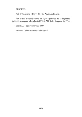 Normas Auditorias Perícia Contábil.