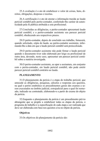 Normas Auditorias Perícia Contábil.