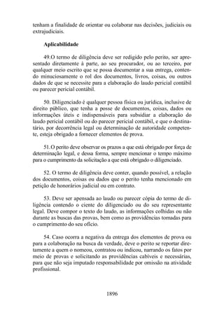 Normas Auditorias Perícia Contábil.