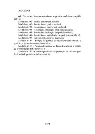 Normas Auditorias Perícia Contábil.