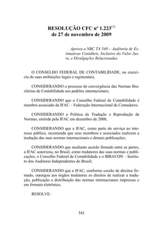 Normas Auditorias Perícia Contábil.