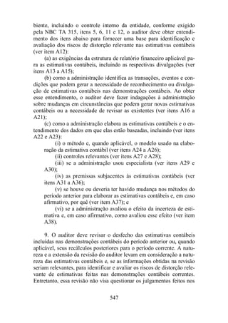 Normas Auditorias Perícia Contábil.