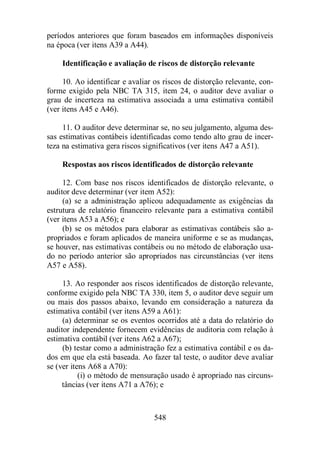 Normas Auditorias Perícia Contábil.