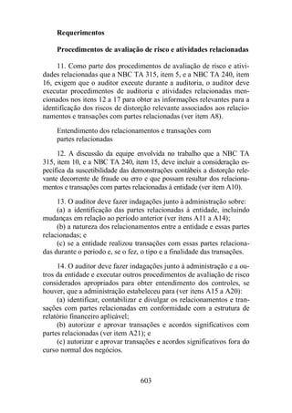 Normas Auditorias Perícia Contábil.