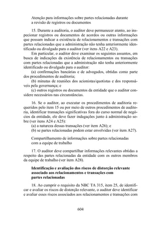 Normas Auditorias Perícia Contábil.