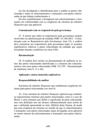 Normas Auditorias Perícia Contábil.