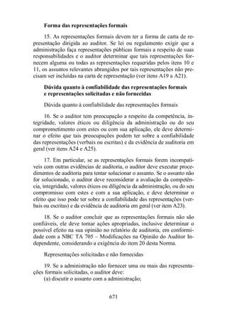 Normas Auditorias Perícia Contábil.