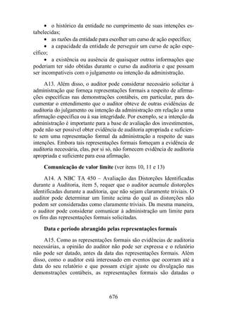 Normas Auditorias Perícia Contábil.