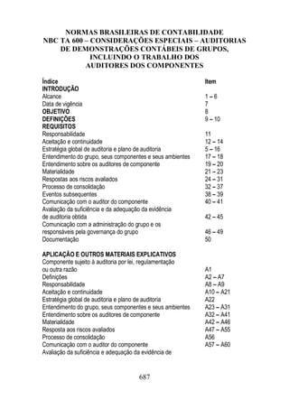 Normas Auditorias Perícia Contábil.