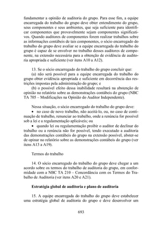 Normas Auditorias Perícia Contábil.