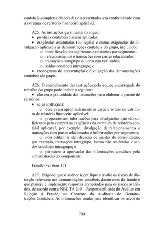 Normas Auditorias Perícia Contábil.