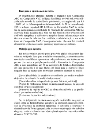 Normas Auditorias Perícia Contábil.