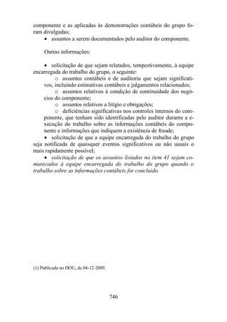 Normas Auditorias Perícia Contábil.