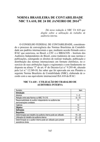 Normas Auditorias Perícia Contábil.