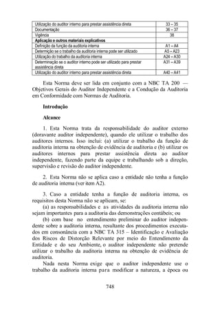 Normas Auditorias Perícia Contábil.