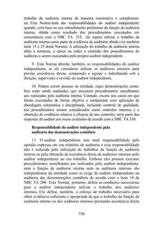 Normas Auditorias Perícia Contábil.