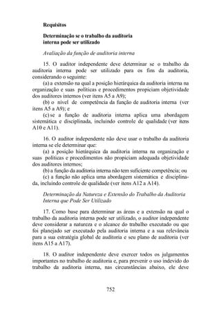 Normas Auditorias Perícia Contábil.