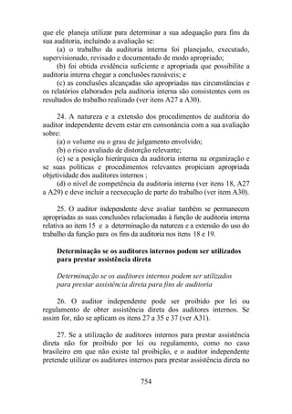 Normas Auditorias Perícia Contábil.