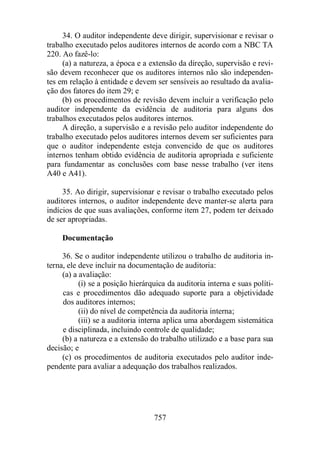 Normas Auditorias Perícia Contábil.